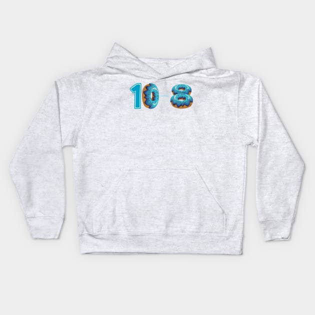 10-8 Kids Hoodie by Ten20Designs